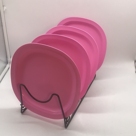 Tupperware Microwaveable Dessert Plate Set of 4 - Picture 8 of 13